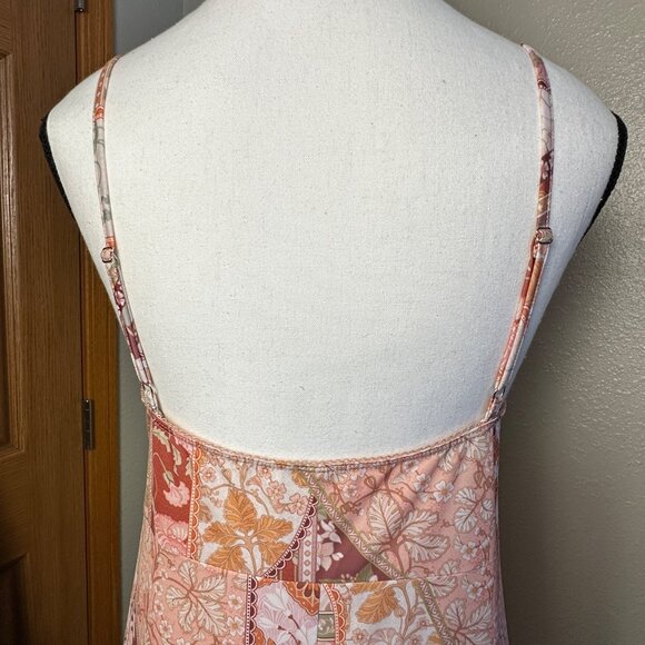 Zimmermann Womens Babydoll floral Patchwork slip Midi-Maxi dress size 2/ US 8 - Picture 5 of 16